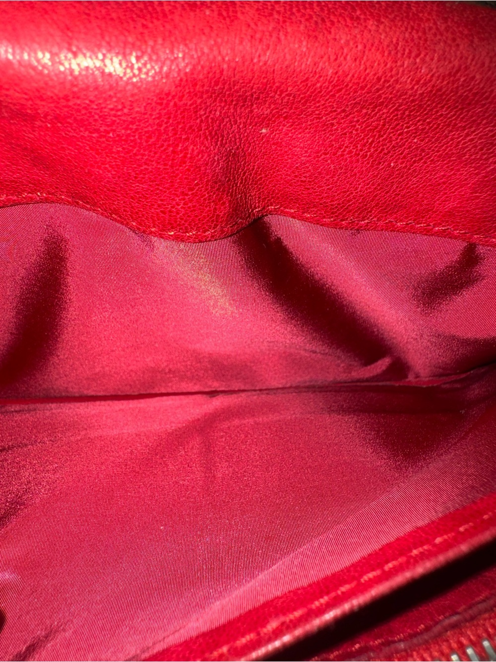 Miu Miu Vintage y2k Red Leather novelty Belt Buckle Wallet. - Picture 16 of 16